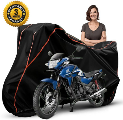 KroniX Waterproof Two Wheeler Cover for Honda(SP 125, Black, Red)