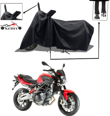KEDIT Two Wheeler Cover for Aprilia(Shiver 900, Black)