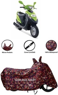 gurukul mart Waterproof Two Wheeler Cover for Mahindra(Mojo UT 300, Black)