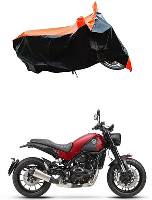 VESMEI Two Wheeler Cover for Benelli(Leoncino 800, Orange)