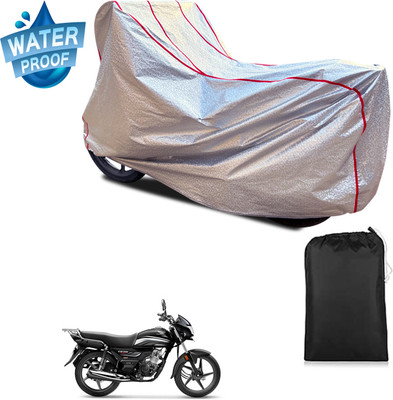 PAGORA Waterproof Two Wheeler Cover for Hero(CD 110 Dream, Silver)