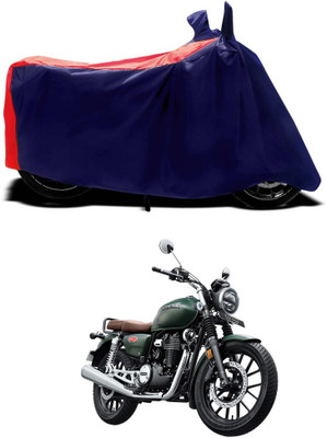 PAGORA Waterproof Two Wheeler Cover for Honda(Hness CB350, Red)