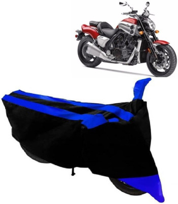 DeepShakshi AUTOMOTIVE Waterproof Two Wheeler Cover for Yamaha(VMAX, Blue)