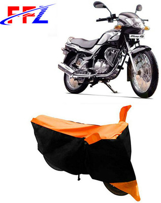 FFZ Waterproof Two Wheeler Cover for TVS(Fiero F2, Black, Orange)
