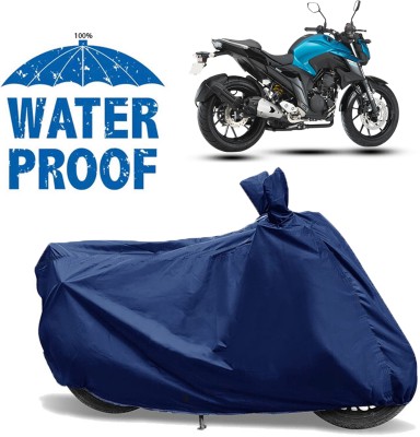 OliverX Waterproof Two Wheeler Cover for Yamaha(FZ 25 BS6, Blue)