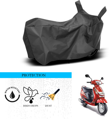 ANTHUB Waterproof Two Wheeler Cover for Mahindra(Duro 125, Black)
