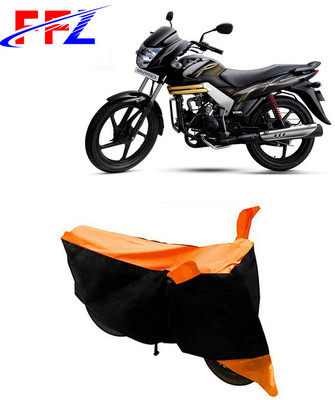 FFZ Waterproof Two Wheeler Cover for Mahindra(Centuro, Black, Orange)