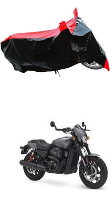 VESMEI Two Wheeler Cover for Harley Davidson(Street Rod, Red)