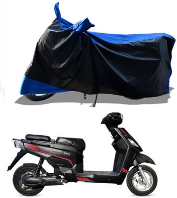 DeepShakshi AUTOMOTIVE Waterproof Two Wheeler Cover for Hero(Electric NYX, Blue)