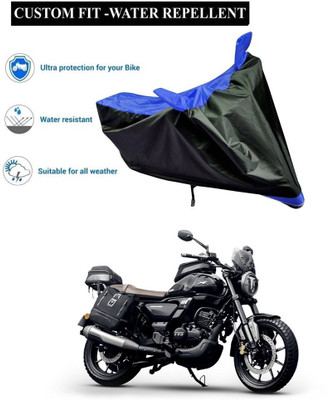 GOSHIV-car and bike accessories Two Wheeler Cover for TVS(Blue)