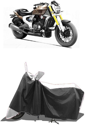 SUGASHRI Waterproof Two Wheeler Cover for TVS(Zeppelin BS6, White, Black)