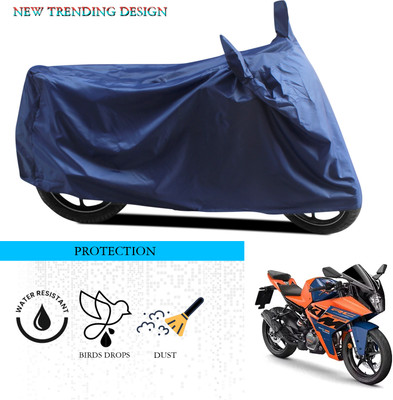 ANTHUB Waterproof Two Wheeler Cover for KTM(RC125, Blue)