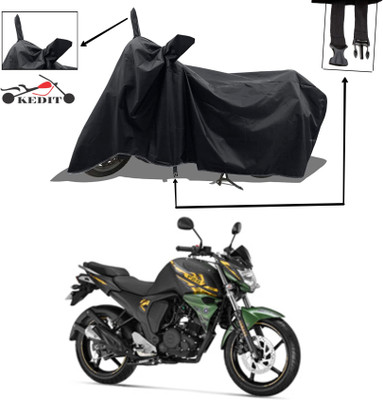 KEDIT Two Wheeler Cover for Universal For Bike(SZ-RR, Black)