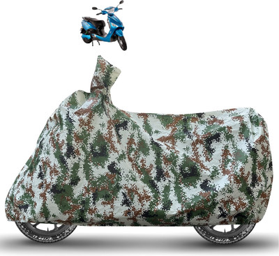 Caronix Waterproof Two Wheeler Cover for Hero(Electric Optima, Green)
