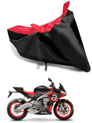 KEDIT Two Wheeler Cover for Aprilia(Tuono 150 BS6, Red, Black)