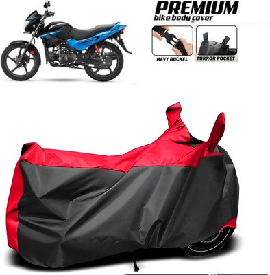 SK AUTO Waterproof Two Wheeler Cover for Hero(Glamour Programmed FI, Red, Black)