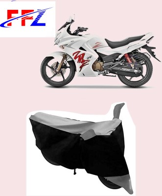 FFZ Waterproof Two Wheeler Cover for Hero(Karizma ZMR, Black, Grey)