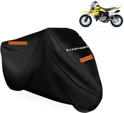 Horseyaart Waterproof Two Wheeler Cover for Suzuki(DR-Z50, Black)