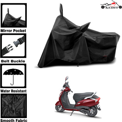 AASHTIK MART Two Wheeler Cover for Hero(MotoCorp Destini 125, Black)