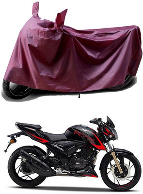 APNEK Waterproof Two Wheeler Cover for TVS(Apache RTR 200 4V, Maroon)
