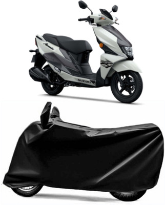 AUCTIMO Two Wheeler Cover for Suzuki(Avenis 125, Black)