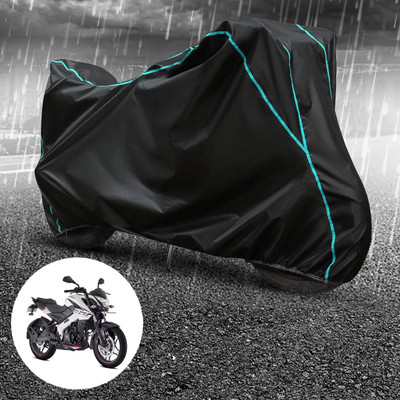 PAGORA Waterproof Two Wheeler Cover for Bajaj(Pulsar NS 200, Black)