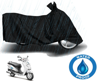 DeepShakshi AUTOMOTIVE Waterproof Two Wheeler Cover for Hero(Duet, Black)
