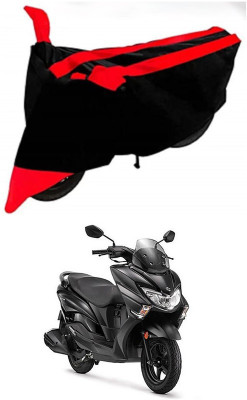 AutoGalaxy Waterproof Two Wheeler Cover for Suzuki(Burgman Street, Red, Black)