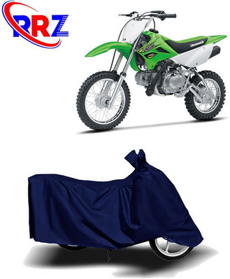 RRZ Two Wheeler Cover for Kawasaki(KLX 110, Blue)