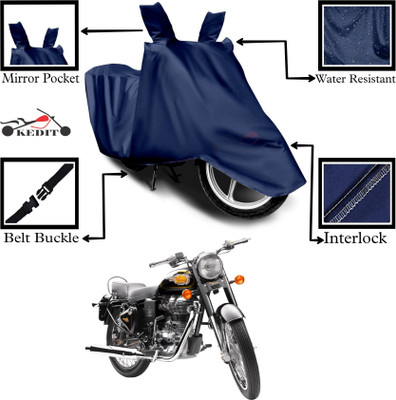 KEDIT Two Wheeler Cover for Royal Enfield(Scrambler 1100, Blue)