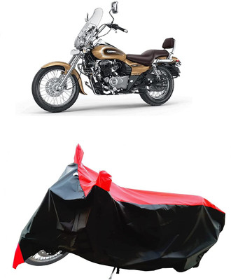 KEDIT Two Wheeler Cover for Bajaj(Avenger 400, Red)