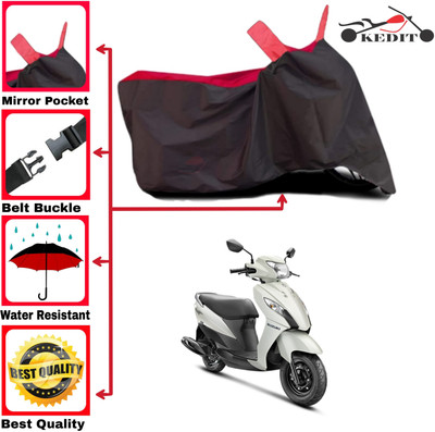 AASHTIK MART Two Wheeler Cover for Suzuki(Swish, Red, Black)