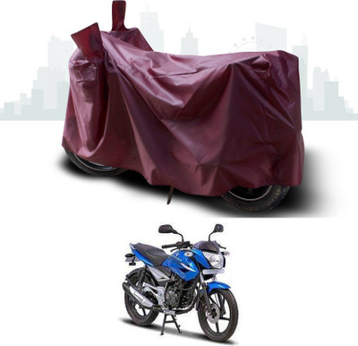 KEDIT Two Wheeler Cover for Bajaj(XCD 125cc, Maroon)