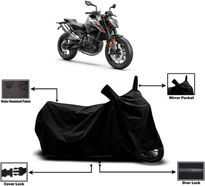 AASHTIK MART Two Wheeler Cover for KTM(790 Duke, Black)