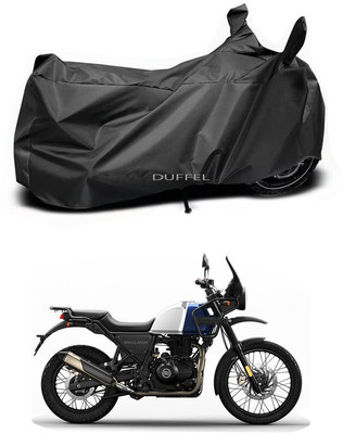 Duffel Two Wheeler Cover for Royal Enfield(Himalayan, Black)