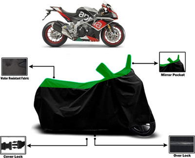 Amexride Two Wheeler Cover for Aprilia(RSV4, Green)