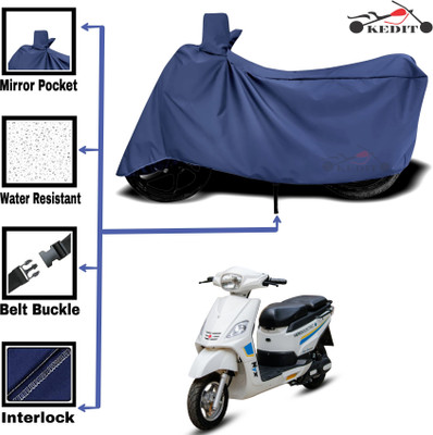 AASHTIK MART Two Wheeler Cover for Hero(Electric NYX, Blue)