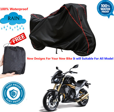 AUTOCAD Waterproof Two Wheeler Cover for Mahindra(Mojo UT 300, Black)