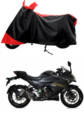 GROFATIK Two Wheeler Cover for Suzuki(Gixxer SF 250, Red)