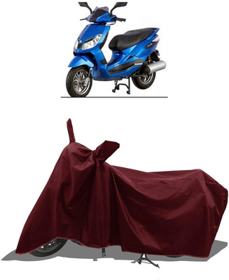 KEDIT Two Wheeler Cover for Bajaj(Sunny, Maroon)