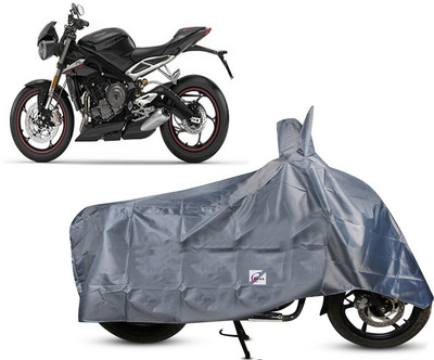 EGAL Waterproof Two Wheeler Cover for Triumph(Street Triple RS, Grey)