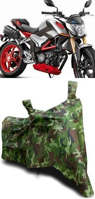 ATBROTHERS Waterproof Two Wheeler Cover for Hero(XF3R BS6, Multicolor, Green)