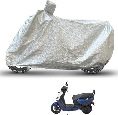 Caronix Waterproof Two Wheeler Cover for Aprilia(Silver)