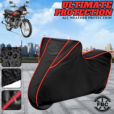 AUTOCAD Waterproof Two Wheeler Cover for Hero(Splendor, Red)