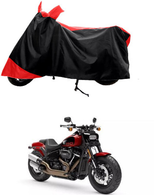 GROFATIK Two Wheeler Cover for Harley Davidson(Street Bob, Red)