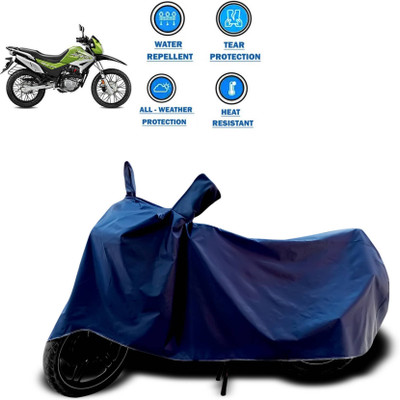 KEDIT Two Wheeler Cover for Hero(Impulse, Blue)