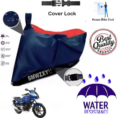 smwzxyu Waterproof Two Wheeler Cover for Bajaj(Pulsar 220F, Red, Blue)