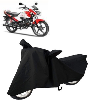 MMSSTAR Waterproof Two Wheeler Cover for Hero(Splendor I Smart, Black)
