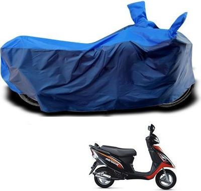 DeepShakshi AUTOMOTIVE Waterproof Two Wheeler Cover for TVS(Streek, Blue)