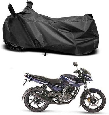 Varnwal E Commerce Waterproof Two Wheeler Cover for Bajaj(Pulsar 135 LS DTS-i, Black)